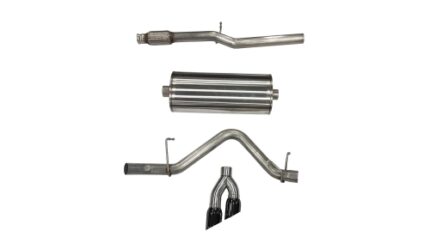 Corsa Cat-Back 3.0" Single Side Twin 4" Silverado 5.3 19-23