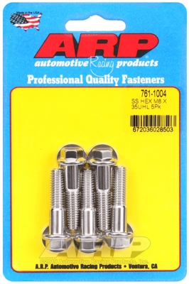 CCBE3C92-A126-33BE-F96F-6D3B94BAA992 M8 x 1.25 x 35 hex SS bolts (5pcs) - Image 1