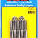 "7/16""-14 X 2.500 12pt 1/2 wrenching SS bolts" (5pcs)