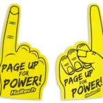 Haltech Haltech "Page Up for Power" Foam Finger