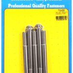 "3/8""-24 x 4.250 12pt SS bolts" (5pcs)