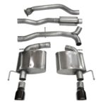 Corsa Cat-Back 3.0" Dual Rear Single 4.0" ATS 2.0 13-19