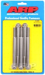 "7/16""-14 X 5.000 12pt 1/2 wrenching SS bolts" (5pcs)