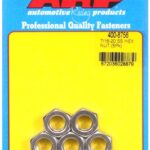 "7/16""-20 SS fine hex nut kit" (5pcs)