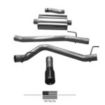 Corsa Cat-Back 3" Single Side Single 4" Gladiator 3.6 20-23