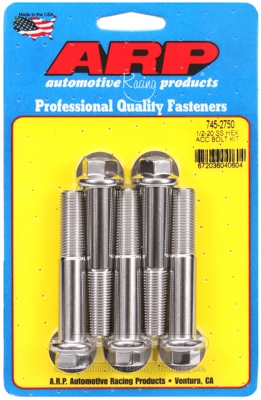 CF3BFD90-0F67-C689-DAC0-2B5729DA3E3E ARP Bolt Kit 1/2-20 x 2.750 SS Hex - Image 1