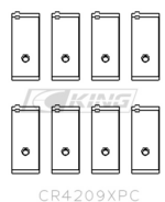 King Conrod Bearing Shell TOYOTA 3SGTE, 16V 2.0L