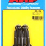 M6 x 1.00 x 35 hex black oxide bolts (5pcs)