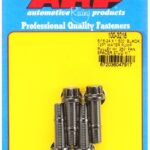ARP 5/16-24x1.500 black 12pt WP pully w/.250" fan spcr stud