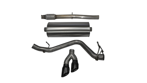 D1363372-0A9E-EA3F-B0C8-BBCCE9D4A03C Corsa Cat-Back 3.0" Single Side Twin 4" Silverado 5.3 14-19 - Image 1