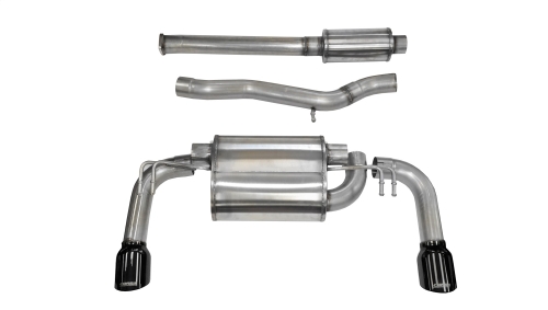 D15C88B6-12CE-55A6-6E3E-BE6B92B814F7 Corsa Cat-Back 3.0" Dual Rear Single 4.5" Mitsubishi Evo X - Image 1