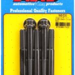 "7/16""-14 x 3.250 12pt black oxide bolts" (5pcs)