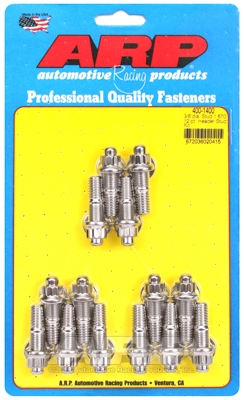 D2571155-AF05-A10E-6CDD-8338DFED12A6 "3/8"" x .750 SS 12pt header stud kit" - Image 1