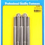 "7/16""-14 X 4.500 12pt 1/2 wrenching SS bolts" (5pcs)