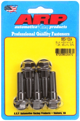 D25B6773-428A-FD9C-04B5-5554DB0C0102 M10 x 1.25 x 35 hex black oxide bolts (5pcs) - Image 1