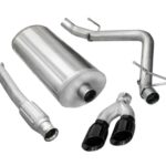 Corsa Cat-Back 3.0" Single Side Twin 4.0" Silverado 09-13