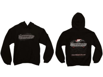 Wiseco Team Hoodie (skully piston rear, black, dry blend)