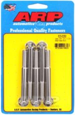 "3/8""-16 x 3.250 hex SS bolts" (5pcs)