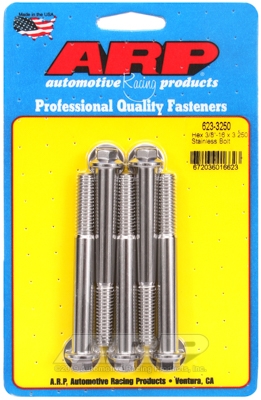 D492AFBE-9554-81CC-3FFC-44B14F50C89F "3/8""-16 x 3.250 hex SS bolts" (5pcs) - Image 1