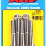 "3/8""-24 x 2.250 12pt SS bolts" (5pcs)