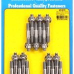 M8 X 1.25 X 57mm broached stud kit - 16pcs
