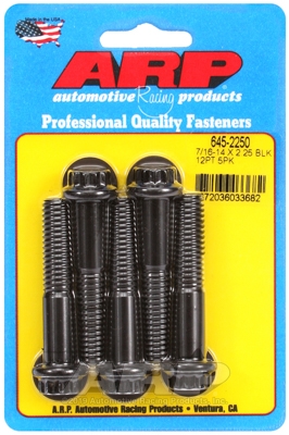 D54B9D47-FC69-18E0-B56E-BD677BD581D0 "7/16""-14 X 2.250 12pt 1/2 wrenching black oxide bolts"5pcs - Image 1