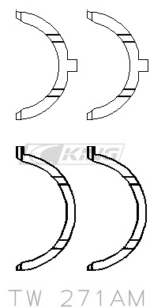 King Thrust Bearing NISSAN VQ20DE/VQ25DD/VQ25