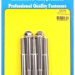 "7/16""-14 X 3.750 hex 1/2 wrenching SS bolts" (5pcs)