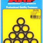 ARP Chamfer Washer M12 ID 0.750 OD Black 10 Pack