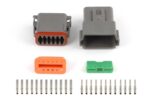 Haltech Plug & Pins Only Set DT-12 Conn (DT06-12S + DT04-12P