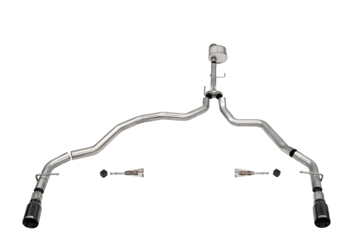 D83F50AE-1F39-07B3-DC85-A6FC0ACB92EC Corsa Cat-Back 3.0" Dual Rear Single 4.0" F150 5.0 21-23 - Image 1