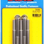 "3/8""-24 x 3.000 hex SS bolts" (5pcs)