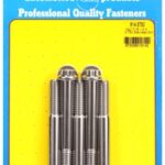 "7/16""-14 X 3.750 12pt 1/2 wrenching SS bolts" (5pcs)