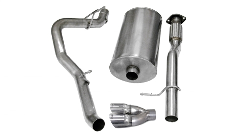 D9F6908B-110C-048B-FFD1-EB3685C6175D Corsa Cat-Back 3.0" Single Side Twin 4.0" Avalanche 07-08 - Image 1