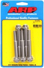 "3/8""-16 x 3.000 12pt 7/16 wrenching SS bolts" (5pcs)