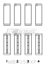 King Main Bearing Shell NISSAN VQ35DE