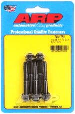 "1/4""-28 x 1.750 12pt black oxide bolts" (5pcs)