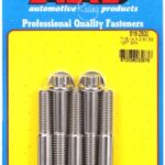 "7/16""-14 X 2.500 12pt SS bolts" (5pcs)