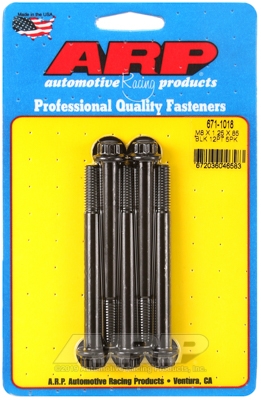 DBE9F227-3F46-E0A1-9245-26E4DECBEC87 ARP M8 x 1.25 x 85 12pt black oxide bolts - Image 1