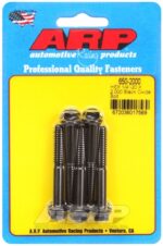 "1/4""-20 X 2.000 hex black oxide bolts" (5pcs)