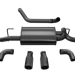 Corsa Axle-Back 2.5" Dual Rear Single 3.5" Wrangler 3.6