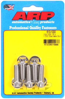DF0EEE56-5F84-367C-50DB-F2932182979A "3/8""-16 x 1.000 12pt SS bolts" (5pcs) - Image 1
