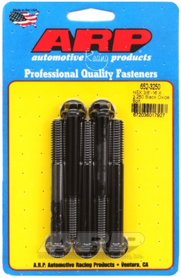 E01440ED-B37A-FD2B-11DF-87B38E8531E0 "3/8""-16 X 3.250 hex black oxide bolts" (5pcs) - Image 1
