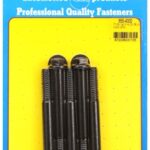 "7/16""-14 X 4.000 hex 1/2 wrenching black oxide bolts" 5pcs