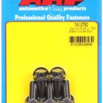"5/16""-24 x .750 12pt black oxide bolts" (5pcs)