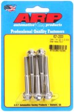 "1/4""-20 x 2.000 hex SS bolts" (5pcs)