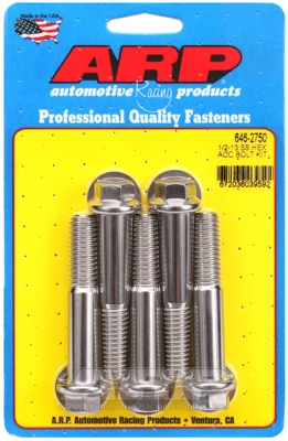 E2E8D221-A957-F1C7-E8B1-53D2E62EC7BB ARP Bolt Kit 1/2-13 x 2.750 SS Hex - Image 1