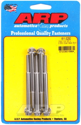 E3A3D6CB-0694-E4E2-D8D9-77072B7EF702 "1/4""-20 x 3.250 12pt SS bolts" (5pcs) - Image 1