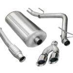 Corsa Cat-Back 3.0" Single Side Twin 4.0" Silverado 09-13