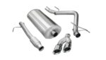 Corsa Cat-Back 3.0" Single Side Twin 4.0" Silverado 09-13
